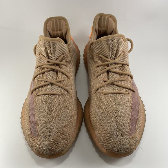 Adidas Yeezy Boost 350 V2 'Clay' Men's Size 12 Comfort Sneakers EG7490 Orange - Picture 3 of 9